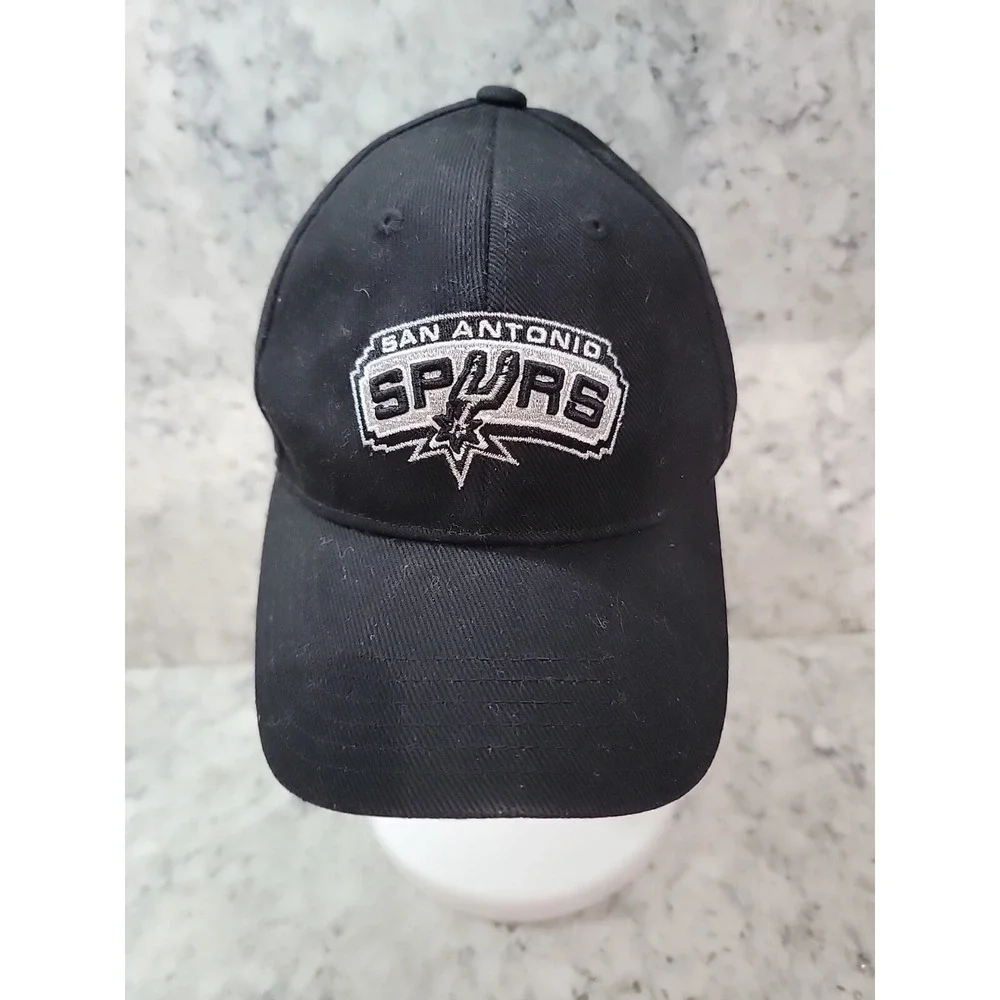 San Antonio Spurs Kids Black NBA Western Conference Adjustable‎ Baseball Hat